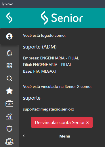 Domínio criado via Mega XT