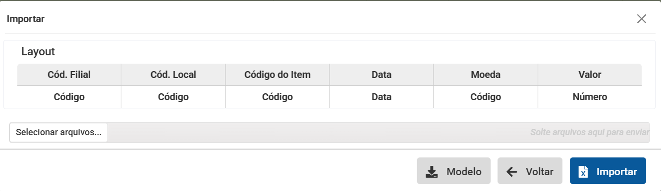 Prototype Import Data