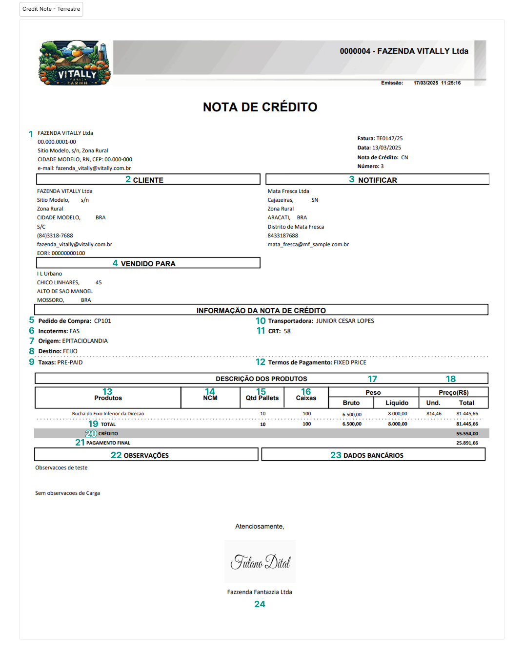 credit-note-terrestre
