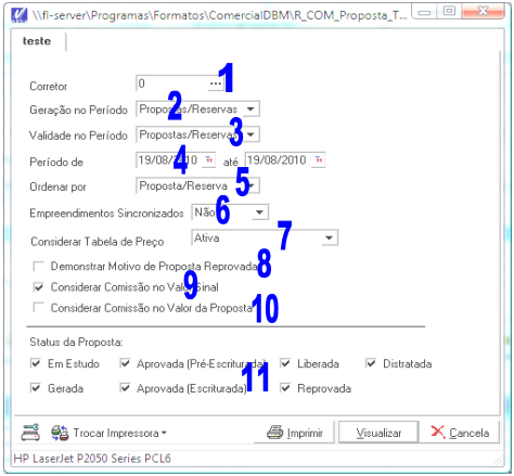 Parâmetro Proposta em Trânsito 