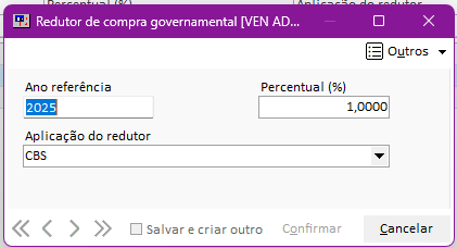 Cadastro de Compra Governamental