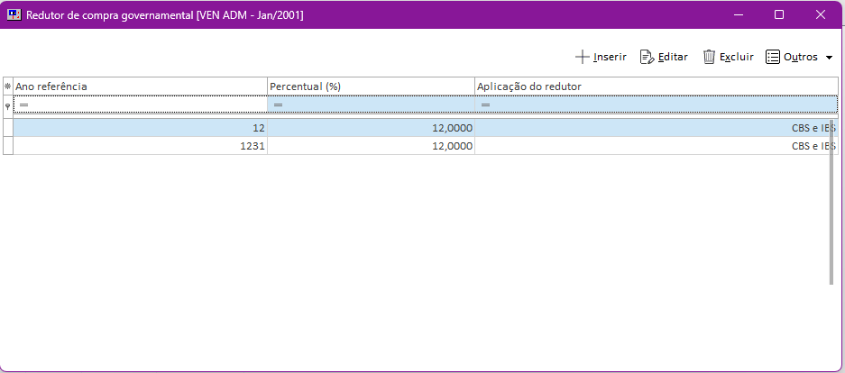 Redutor de Compra Governamental