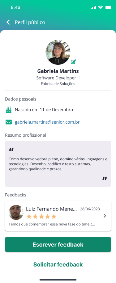 Buscar personas de la empresa - perfil público