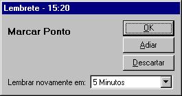 Lembrete de Marcação de Ponto