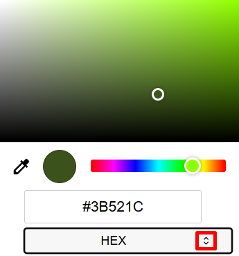 Selecionar cor status