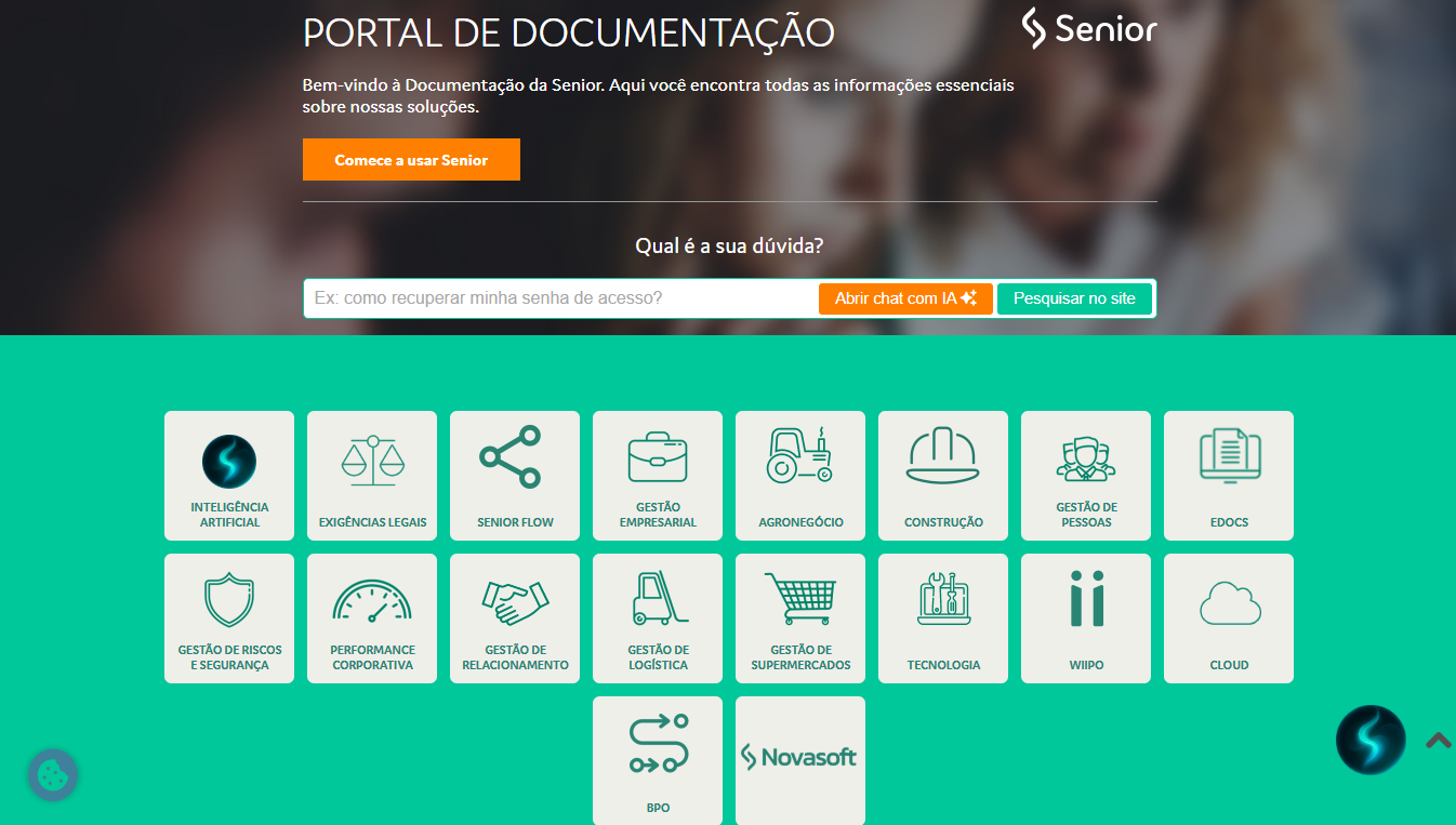 Ilustração do Portal de Documentação