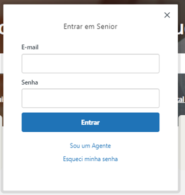 Tela de login do Zendesk