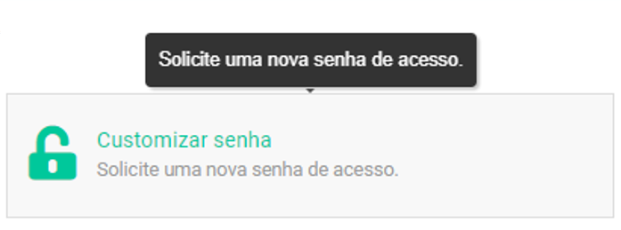 Customizar senha