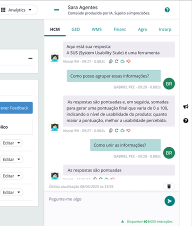 Chat da Sara Agentes