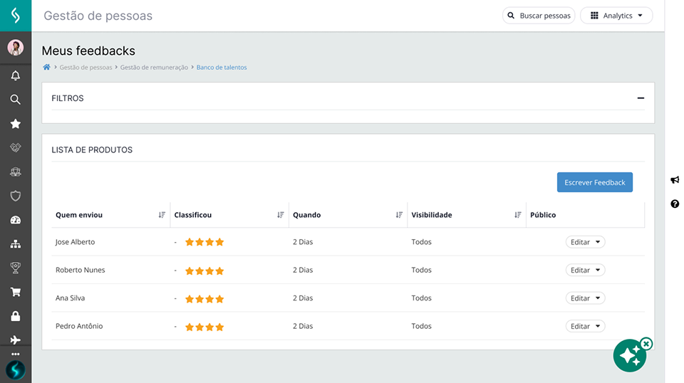 Botão flutuante da Sara Agentes