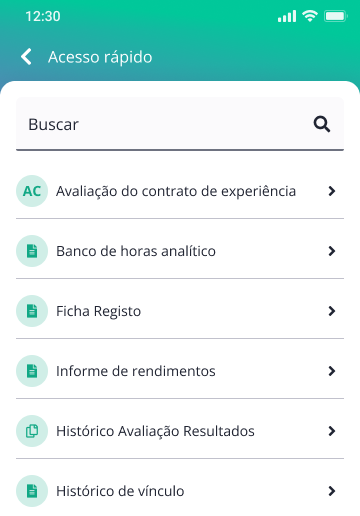 Acesso Rápido no Waapi - lista de hyperlinks