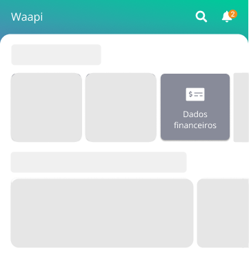 Tela inicial do Waapi
