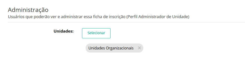 Administração de Fichas