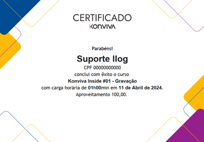 Certificado Aluno