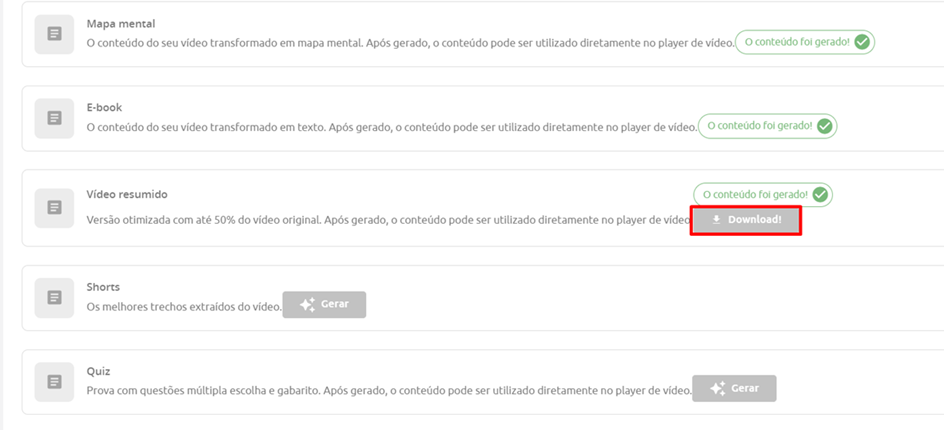 Download Vídeo Resumido