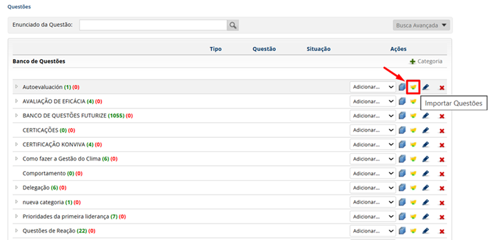 Importar Questões