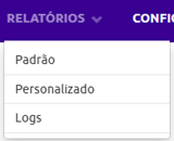 Menu Relatórios
