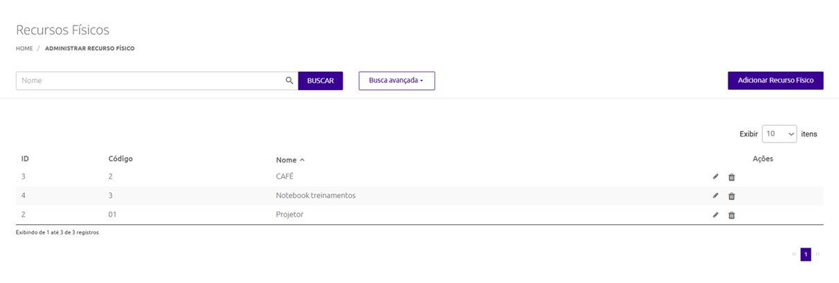Recursos Físicos