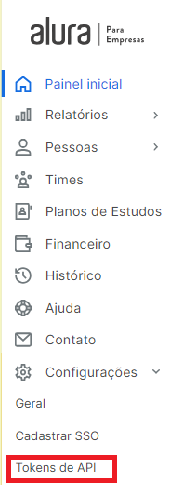 Token de API