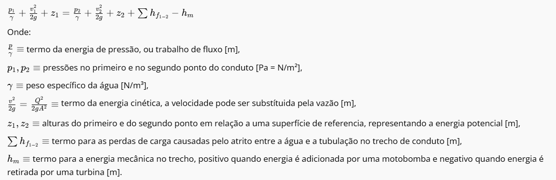 Equação de Bernoulli