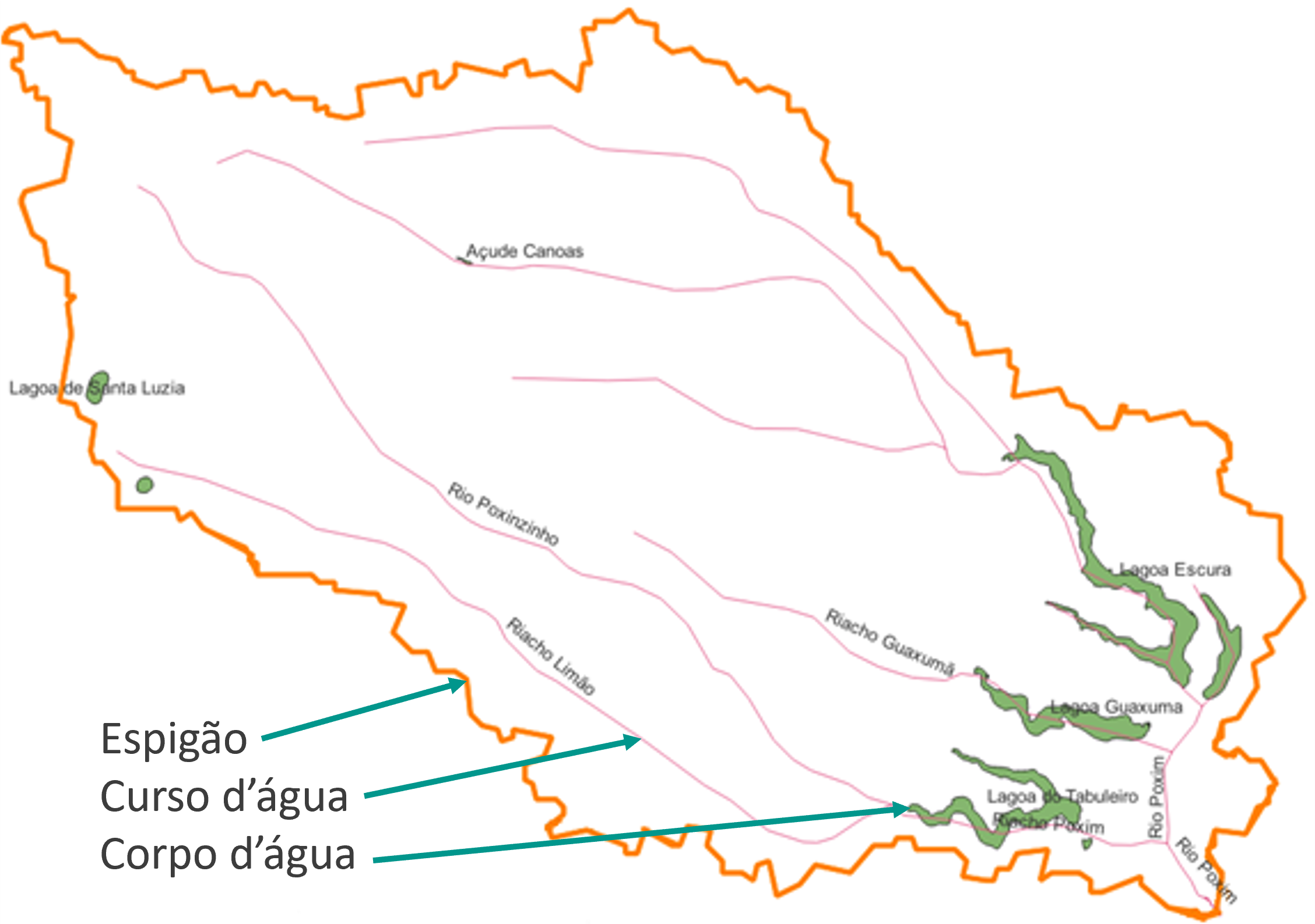 Bacia hidrográfica do rio Poxim, uma ottobacia de nível 5 (sistema nacional de recursos hídricos)