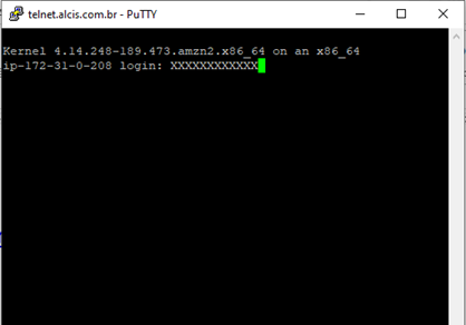Instalação Putty e Conexão Telnet